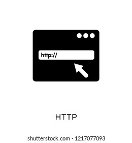 Http icon. Http symbol design from Programming collection. Simple element vector illustration on white background.