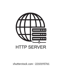 http server icon , network icon