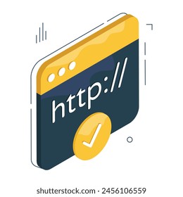 Http website icon, editable vector 

