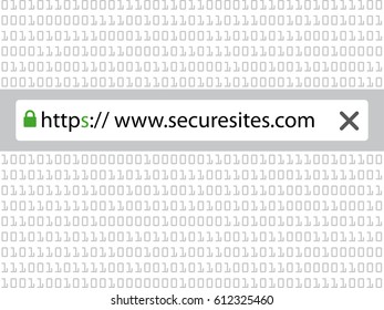 HTTPS Binary Code Hypertext Transfer Protocol Secure