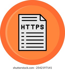 Design De Ícone De Vetor De Círculo Preenchido Com Linha Https