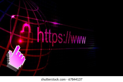 https protected web page