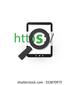 HTTPS Protocol - Safe and Secure Browsing on Mobile Computer