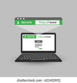 HTTPS Protocol - Safe and Secure Browsing on Mobile Computer