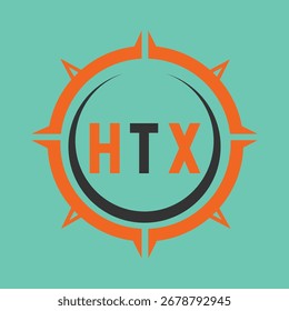 HTX letter design. HTX letter technology logo design. HTX Monogram logo design for an entrepreneur and business.
