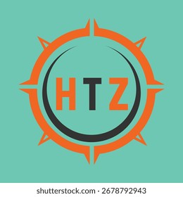 Diseño de letra HTZ. Diseño de logotipo de tecnología de letras HTZ. HTZ Monogram diseño de logotipo para un empresario y negocio.