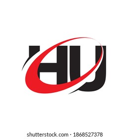 Hu Letter Logo Design Vector Stock Vector (Royalty Free) 1868527378 ...