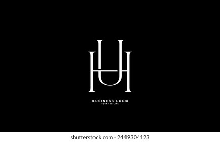HU, UH, H, U, Abstract Letters Logo Monogram