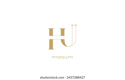 HU, UH,H , U, Abstract Letters Logo Monogram