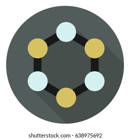 hub flat icon