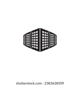 Hub hosting web warehousing storage rack logo design template vector editable royalty free image downlead  