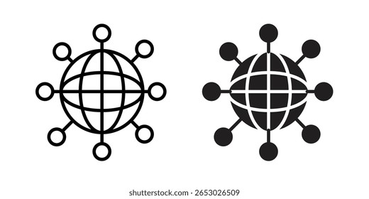 Icono de Hub Ilustración de Plantilla de Vector de diseño de logotipo