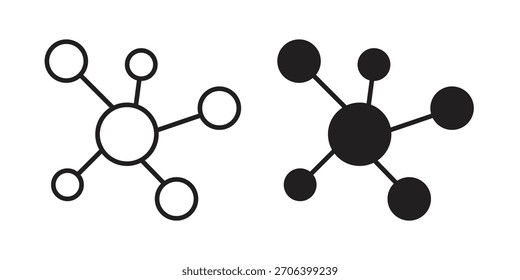 Ilustración vectorial de icono de centro. Diseño plano. Símbolos de Vector de Diseño gráfico.