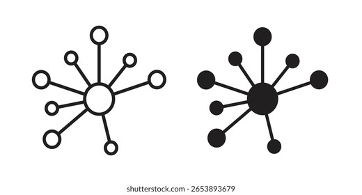 Ilustración vectorial de icono de centro en un fondo transparente.