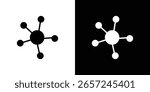 Hub icon Vector Logo Template for graphic and web design.
