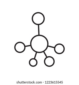 Hub network connection icon