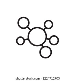Hub network connection icon
