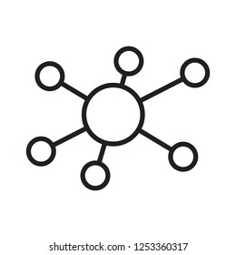 Hub network connection icon
