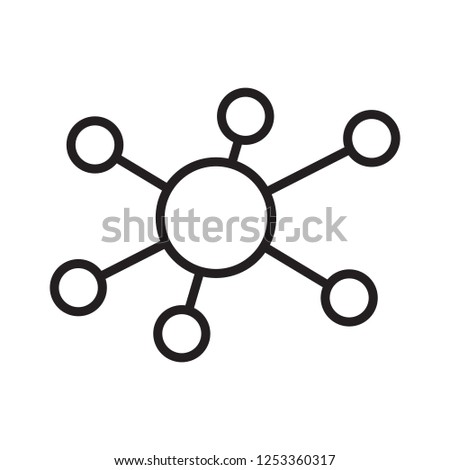 Hub network connection icon