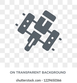 Hubble space telescope icon. Hubble space telescope design concept from Astronomy collection. Simple element vector illustration on transparent background.