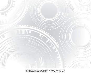 HUD background outer space.  futuristic user interface. Vector science Polygonal background