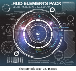 Espacio ultraterrestre de fondo HUD. elementos infográficos. interfaz de usuario futurista. Ciencia vectorial Fondo poligonal. Fondo HUD futurista. Antecedentes científicos vectoriales. Resumen comercial