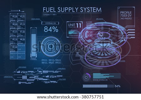 HUD background outer space. infographic elements. futuristic user interface. Vector science Polygonal background. Futuristic HUD background. Vector science background. Business abstract