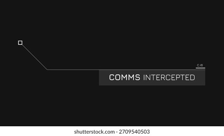Hud Callout Information Box For Data Display Overlay