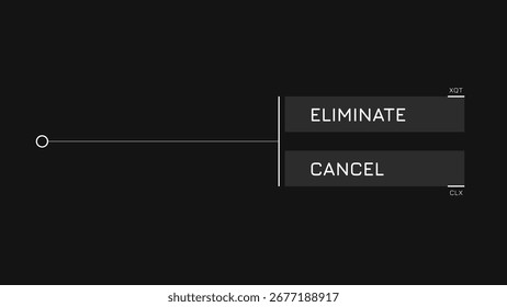 Linhas De Interface De Texto Explicativo Hud Para Tela De Apresentação De Vídeo
