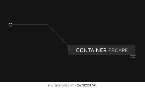 Hud Callout Lines Frame For Data Display Overlay