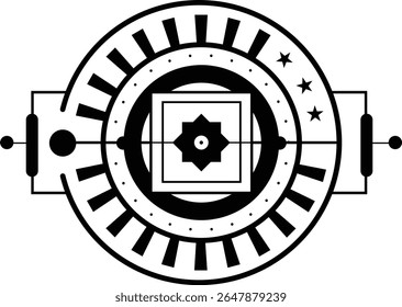 Hud circle vector, Clipart, Silhouette, Vector, icons, illustration, design.