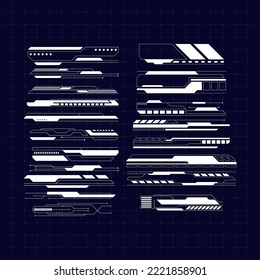 HUD Cyber Techno Concept Border Design