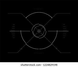 Hud elements,graph.Vector illustration.Head-up display elements for the web.