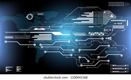 HUD Futuristic Elements Future Circuit Board Data Communication Transform. - Powered by Shutterstock - Get 15% off with code: PIKWIZARD15