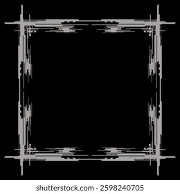 HUD futuristic frame border line game swag streetwear elements panel cyber sci-fi, cyberpunk interface editable