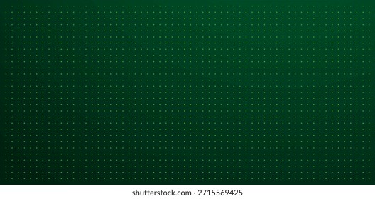 HUD grid futuristic technology overlay green background. Square grid and dot texture . Vector illustration	