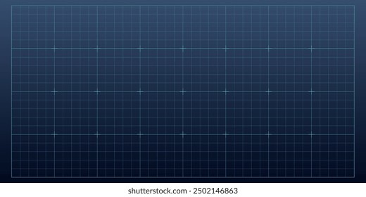 Hud grid game panel. Graph with dots, lines. Digital screen interface display, electronic grid for futuristic user system.GUI digital hi tech visor backdrop template