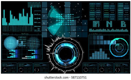 HUD. GUI. Electronic indicator. Monitor. Interface