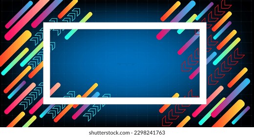 HUD hexagon and circle Computer chip Electronic circuit board vector for technology and finance concept and education for future