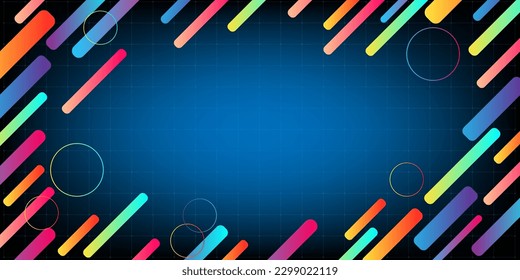 HUD hexagon and circle Computer chip Electronic circuit board vector for technology and finance concept and education for future