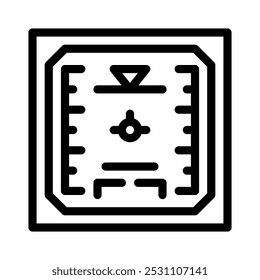 hud icon with style outline