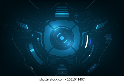 hud interface aircraft system graphic screen concept innovation design background