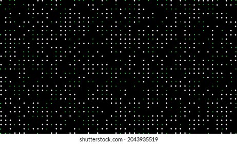 HUD interface dotted grid background. Vector Abstract digital hi-tech blue dot poster design. For modern cover, flyer, leaflet or banner. Vector illustration.