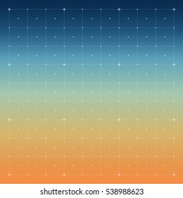 HUD interface with Grid. Blurred background gradient. Abstract background. Vector illustration of soft colored abstract background