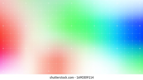 HUD interface with Grid. Vector