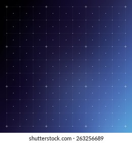 HUD Interface With Grid. Vector 