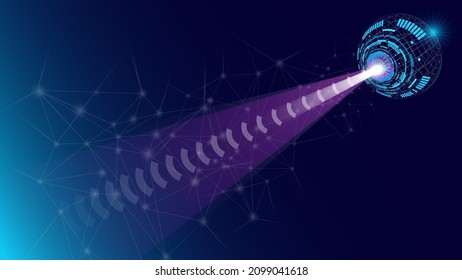 HUD metaverse by virtual data with artificial intelligence analyst of future technology, internet from the sky