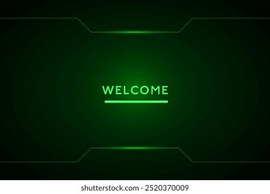 HUD technology futuristic vector abstract design for technology business.	