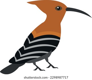 hudhud Vector illustration on a transparent background. Premium quality symbols.  Icons for concept and graphic design.