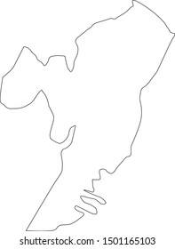 hudson county map in state of new jersey